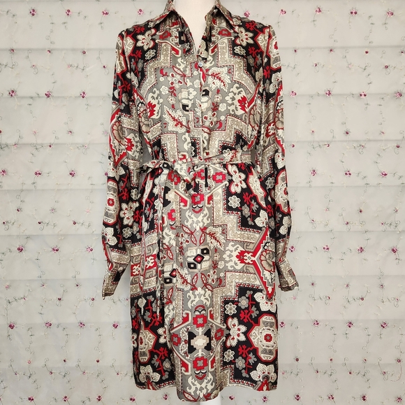 J. Crew Collection Silk Tapestry Tunic Dress - Picture 2 of 12